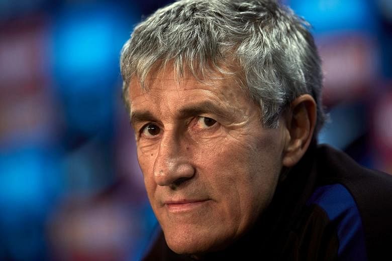 Sepak bola: Barca mempertimbangkan untuk menandatangani striker, kata Setien