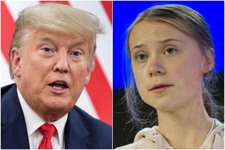 Trump dan Thunberg: Pertikaian iklim di Davos