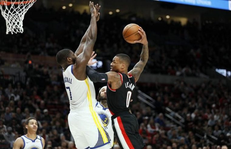 NBA: 61 terbaik waralaba Damian Lillard memimpin Portland Trail Blazers melewati Golden State Warriors di OT