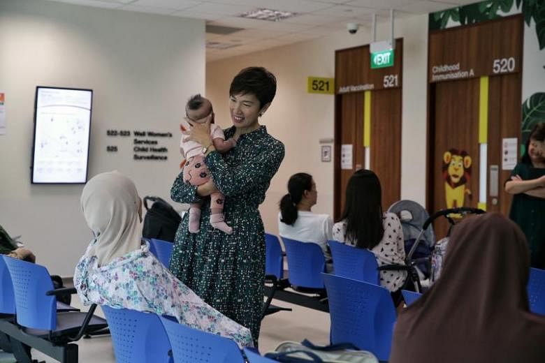 Peluncuran pusat kesehatan dengan pemeriksaan kesehatan yang ditingkatkan dan dukungan untuk ibu dan anak kecil